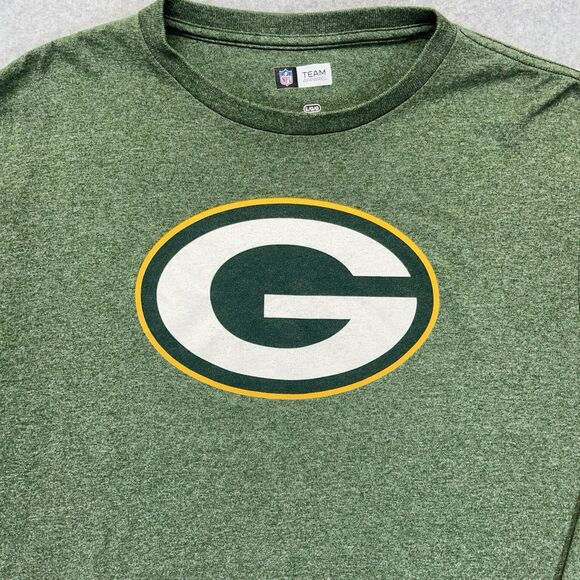 Green Bay Packers Long Sleeve T-Shirt Mens Large L Pullover NFL Football 2717 - Picture 4 of 9